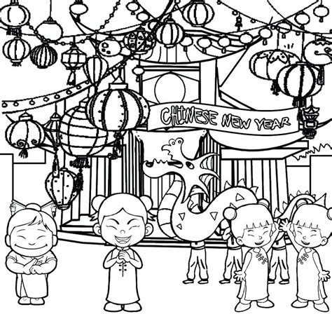 Lunar New Year Coloring Pages at GetColorings.com | Free printable ...