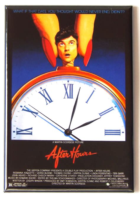 After Hours Movie Poster Fridge Magnet | Etsy