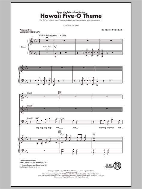 Hawaii Five-O Theme | Sheet Music Direct