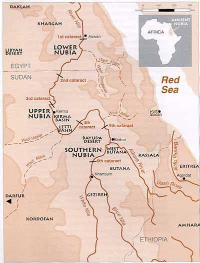 Kush Africa Map - Kingdom Of Kush Map Map Of Nubia And The Extent Of ...