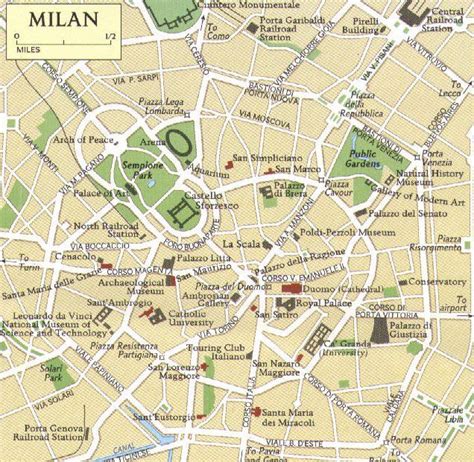 Map of Milan, useful resources by About Milan