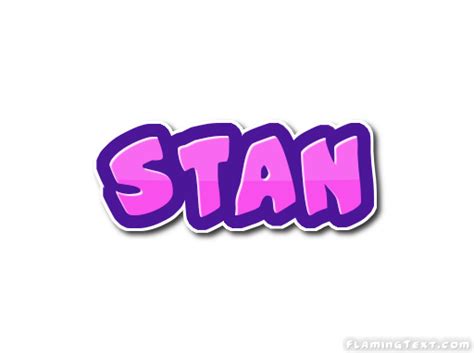 Stan Logo | Free Name Design Tool from Flaming Text