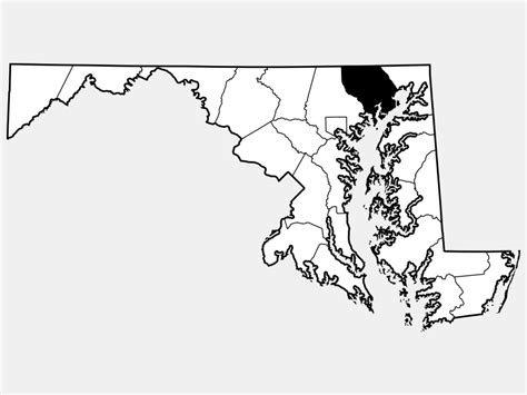 Harford County, MD - Geographic Facts & Maps - MapSof.net