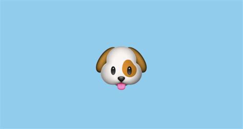 🐶 Dog Face Emoji on Apple iOS 10.2