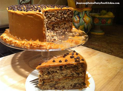 Foodista | Recipes, Cooking Tips, and Food News | Banana Chocolate Chip Cake With Peanut Butter ...