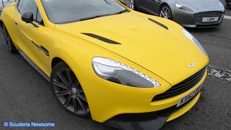 RARE YELLOW 2013 Aston Martin Vanquish - YouTube