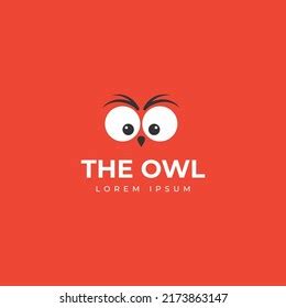 Owl Eyes Logo Design Template Stock Vector (Royalty Free) 2173863147 ...