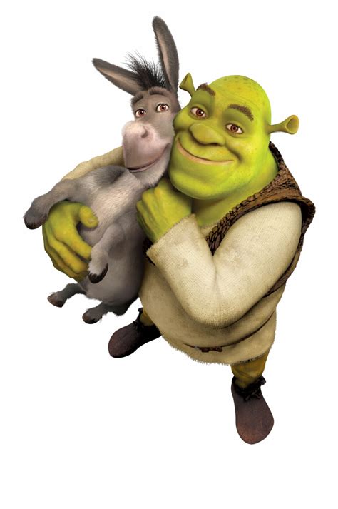 Shrek With Donkey Shrek And Donkey Hugging - Clip Art Library