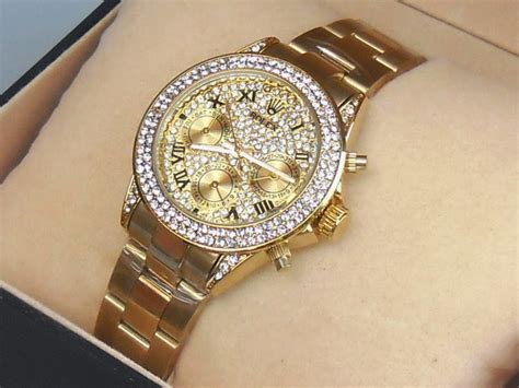 JAM TANGAN ROLEX DAYTONA FULL DIAMOND Kode Barang: YA-380 - Warung Jam Jogja