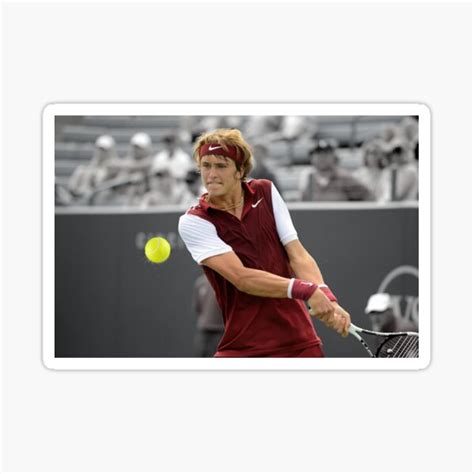 "Alexander Zverev, backhand" Sticker for Sale by ArtForKnowledge ...