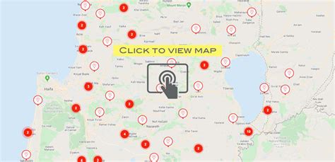 Kibbutz Israel Map