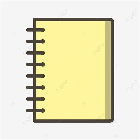 Spiral Notebooks Clipart Transparent Background, Spiral Notebook Icon ...