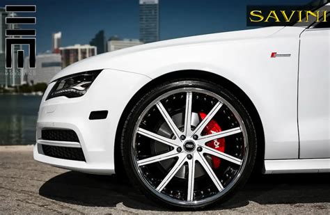 Audi A7 custom wheels Savini SV37-C 20x9.0, ET , tire size 245/30 R20 ...