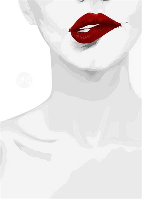 Red Lips Drawing at PaintingValley.com | Explore collection of Red Lips Drawing