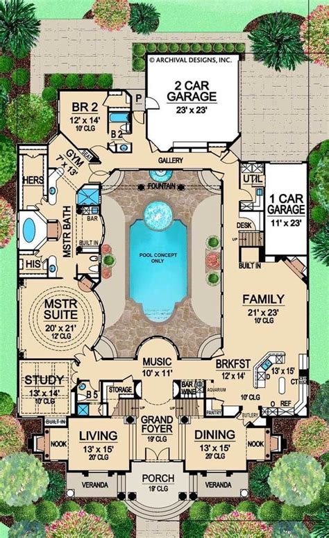 Lochinvar House Plan | Luxury floor plans, Mansion floor plan, House plans mansion