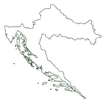 Map of Croatia. | - CountryReports