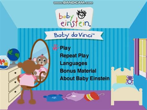 Baby da Vinci DVD Menu | The True Baby Einstein Wiki | Fandom