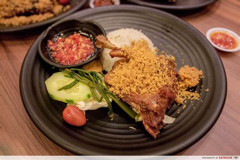 Bebek Goreng Pak Ndut Review: Halal-Certified Crispy Duck Rice At $9.90 At Orchard - EatBook.sg