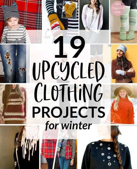 Upcycled Clothing: 19 Winter Refashion Projects to Warm Up this Winter ...