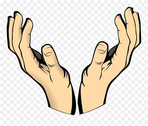 Outstretched Hand Clipart - Png Download (#5555374) - PinClipart