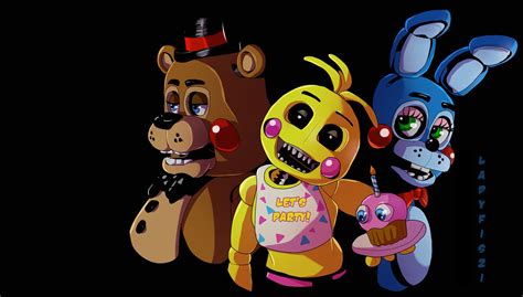 FNAF 2 - toy animatronics by LadyFiszi on DeviantArt