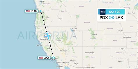 AS1170 Flight Status Alaska Airlines: Portland to Los Angeles (ASA1170)