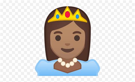 Princess Emoji With Medium Skin Tone Meaning And Pictures - Engagement Emoji,Crown Emoji - free ...