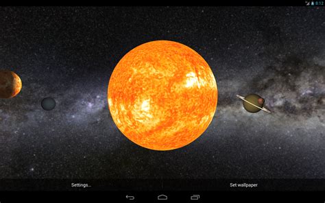 Solar System Live Wallpaper 3D: Amazon.co.uk: Appstore for Android