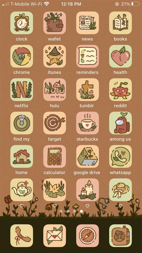 ORIGINAL Cottagecore / Fall Aesthetic Iphone Ios 14 App Icons | Etsy | Ios app iphone, Iphone ...