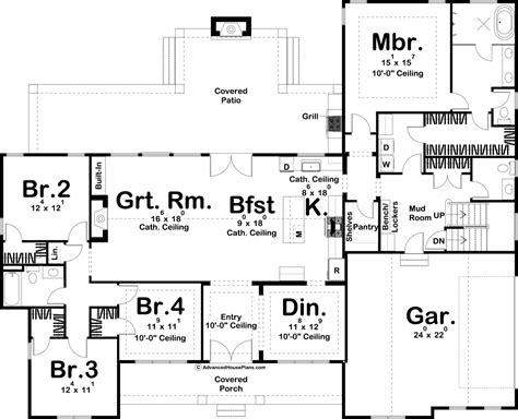 4 Bedroom Floor Plans With Basement - img-thevirtual