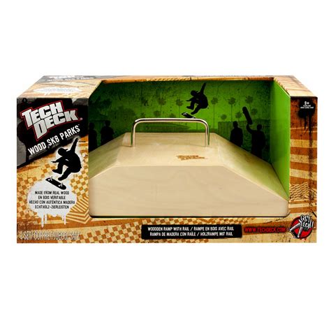 Amazon.com: Tech Deck Wood Ramps - Fun Box Rail: Toys & Games