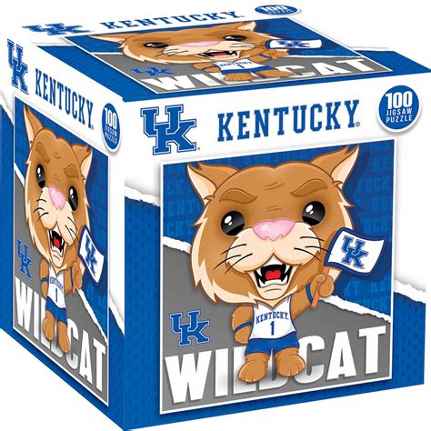 Kentucky Wildcats NCAA Mascot, 100 Pieces, MasterPieces | Puzzle Warehouse