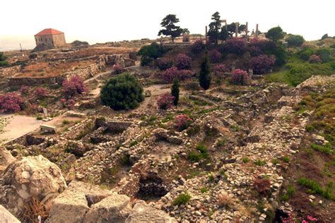 the viewing deck: Byblos (Jbeil) Archaeological Site