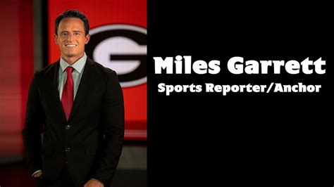 Miles Garrett Sports Anchor / Reporter Reel January 2024 - YouTube