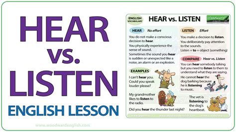 Explain the Significant Differences Between Listening and Hearing