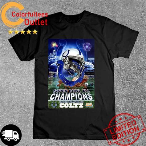 Indianapolis Colts Glory Super Bowl Xli Champions Sweater ...