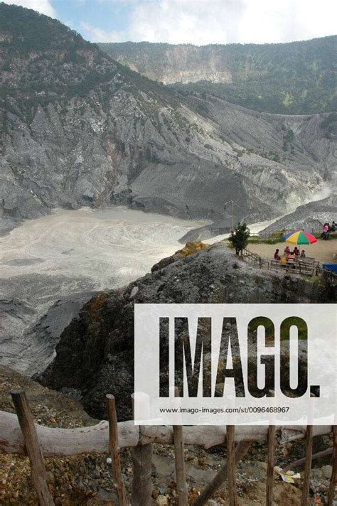 Tangkuban perahu crater panoramic view of tangkuban perahu crater in bandung, west java-indonesia Y