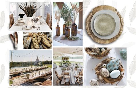 Bohemian Wedding Mood Board on Behance