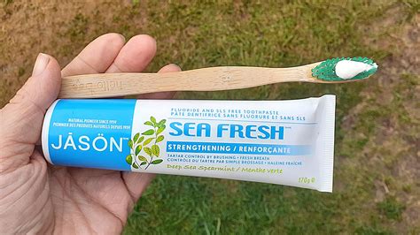 JASON Sea Fresh Toothpaste Review - Clarify Green