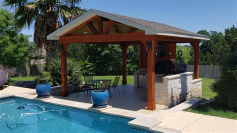 Amazing New Pool Cabana Makes Round Rock TX Home Complete | Archadeck ...