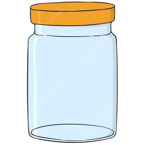 Empty Jar Clipart, Jar Clipart, Empty Jar Cartoon PNG Transparent Clipart Image and PSD File for ...