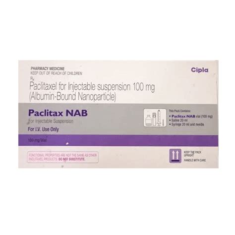 Nab Paclitaxel 100 mg Injection | Total Pharma Med | Best #1