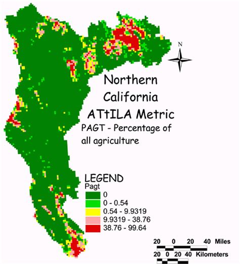 EPA Northern California Agriculture Map Large Image