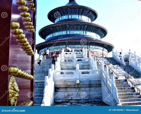 Temple of Heaven, Beijing, China. Tourism, Art, Architecture, Beauty and History Editorial Image ...