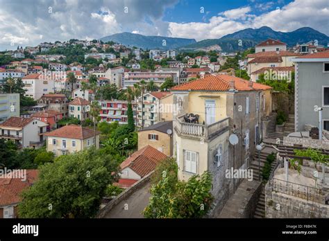 Herceg Novi old town Stock Photo - Alamy