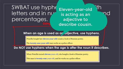 8 Unit3 Hyphens With Letters and Numbers - YouTube