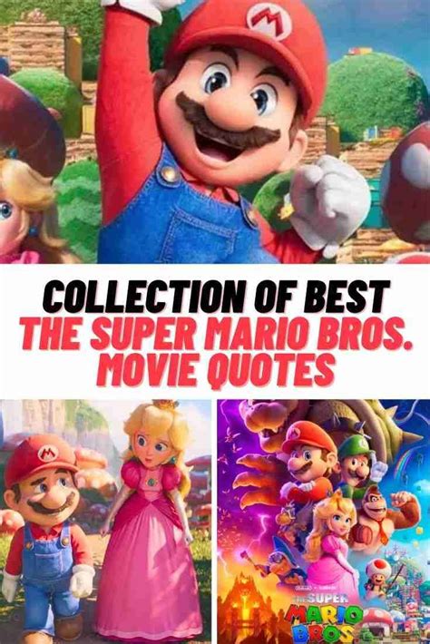 50+ Best THE SUPER MARIO BROS. MOVIE Quotes | Mario bros, Super mario ...