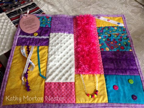 Woman's fidget quilt Sensory Blanket, Weighted Blanket, Quilting Projects, Sewing Projects ...