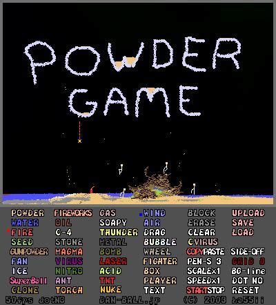 Powder Game | Video game design, Make a video game, Game google