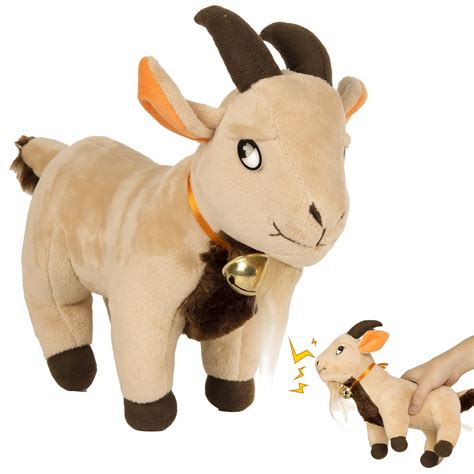 Screaming Goat Toy – 11” Plush Desk Toy Makes Hilarious Screaming Soun ...